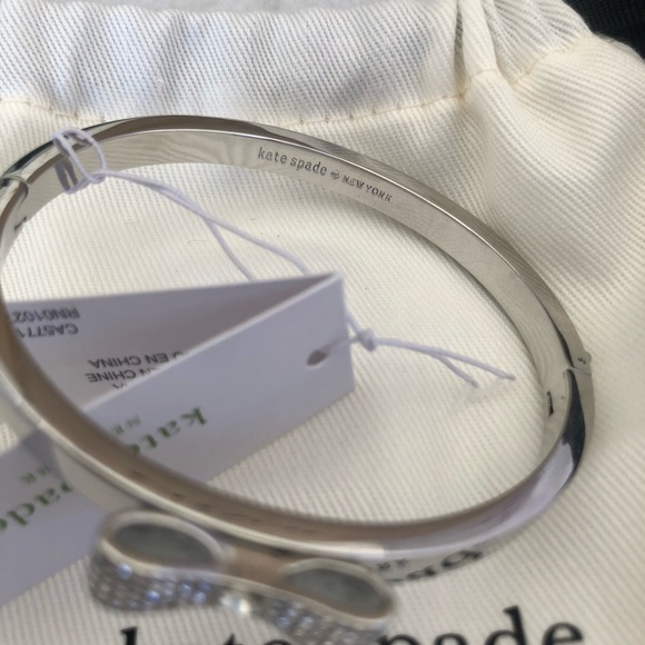 Kate Spade Silver Ready Set Bow Bracelet - Picture 2 of 5